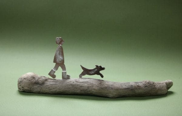 Man and Dog Walking
